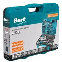Универсальный набор инструментов Bort BTK-86 (86 предметов)