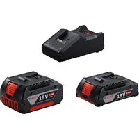 Аккумулятор с зарядным устройством Bosch 1600A01ZS9 (18В/4 Ah + 18В/2 Ah + 18В)