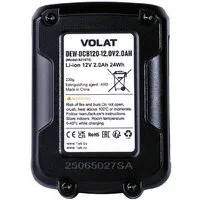 Аккумулятор для инструмента VOLAT DEW-DCB120 (12В/2 Ah)