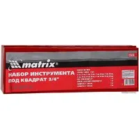 Набор трещотка с головками Matrix 13536 (20 предметов)