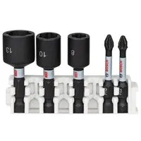 Биты, головки, насадки, держатели Bosch 2608522350 (5 предметов)