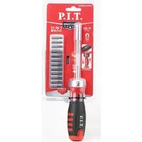 Набор отвертка с битами P.I.T. Advance HSDR04-0012A (13 предметов)