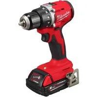 Дрель-шуруповерт Milwaukee M18 M18BLDDRC-202C 4933492833 (с 2-мя АКБ 2 Ач, кейс)