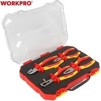 Набор пассатижей Workpro WP204703 (4 предмета)