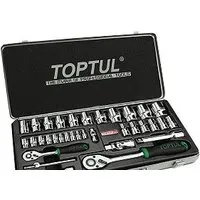 Набор трещотка с головками Toptul GCAD3402 34 предмета