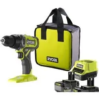 Дрель-шуруповерт Ryobi RDD18-2C52S 5133005522 (с 2-мя АКБ 2 Ач+5 Ач, сумка)