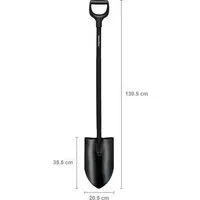 Лопата штыковая остроконечная Fiskars Ergonomic Pro XL 1066707