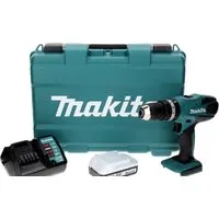 Ударная дрель-шуруповерт Makita HP457DW (с 1-им АКБ, кейс)