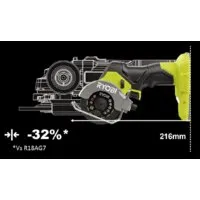 Дисковая (циркулярная) пила Ryobi RCT18C-0 5133004953 (без АКБ)