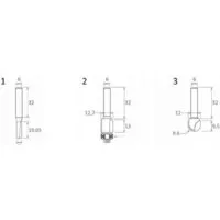 Набор фрез Makita D-70459 (3 шт)
