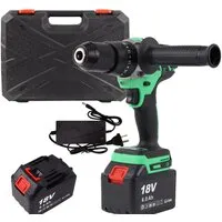 Ударная дрель-шуруповерт Zitrek Green Impact 18V 063-4046 (с 2-мя АКБ, кейс)