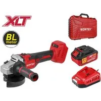 Угловая шлифмашина Wortex CAG 1812 S ALL1 XLT SET 2329179 (с 1-им АКБ, кейс)