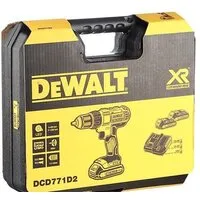 Дрель-шуруповерт DeWalt DCD771D2 (с 2-мя АКБ 2 Ah)