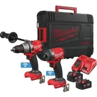 Набор электроинструмента Milwaukee M18 ONEPP2A3-502X 4933493244 (шуруповерт, винтоверт, 2 АКБ, кейс)