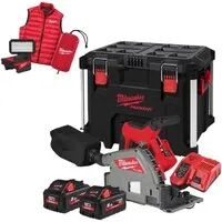 Дисковая погружная пила Milwaukee M18 FPS55MC-552P 4933499456 (с 2-мя АКБ, кейс)