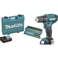 Дрель-шуруповерт Makita DF333DAX13 (с 2-мя АКБ, кейс +набор оснастки)