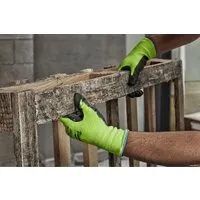 Перчатки хозяйственные Milwaukee Hi-Vis Cut level 2/B 8/M 4932479922