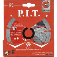 Отрезной диск алмазный  P.I.T. ACTW03-G125A