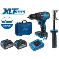 Ударная дрель-шуруповерт Bull SR 1806 R-series Xcase XLTpro 2329059 (с 2-мя АКБ, кейс)