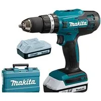 Ударная дрель-шуруповерт Makita HP488DWAE (с 2-мя АКБ, кейс)