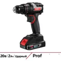 Ударная дрель-шуруповерт Deli DE-CZ20-2D2 (с 2-мя АКБ, сумка)