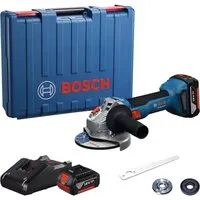 Угловая шлифмашина Bosch GWS 18V-8 Professional 06019N9020 (с 2-мя АКБ, кейс)
