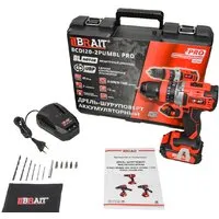 Ударная дрель-шуруповерт Brait BCDI20-2PUMBL PRO (с 1-м АКБ, кейс)