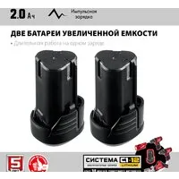 Сабельная пила Зубр Мастер СПЛ-125-22 (с 2-мя АКБ)