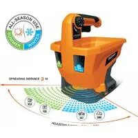 Разбрасыватель-сеялка Daewoo Power DASP 321Li SET (с 1-им АКБ)