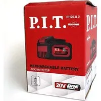Аккумулятор для инструмента P.I.T. PH20-8.0 (20В/6 Ач)
