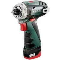 Дрель-шуруповерт Metabo PowerMaxx BS 12 Set 600080710 (с 2-мя АКБ, кейс)