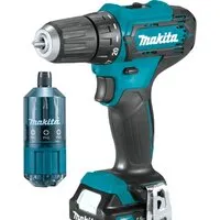Дрель-шуруповерт Makita DF333DWYE4 (с 2-мя АКБ, кейс)