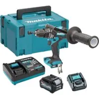 Ударная дрель-шуруповерт Makita HP001GD201 (с 2-мя АКБ, кейс)