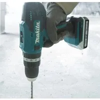 Ударная дрель-шуруповерт Makita HP488DWAE (с 2-мя АКБ, кейс)