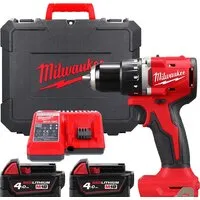 Дрель-шуруповерт Milwaukee M18 M18BLDDRC-402C 4933492834 (с 2-мя АКБ 4 Ач, кейс)