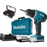 Дрель-шуруповерт Makita DF347DWEX8 (с 2-мя АКБ, кейс)