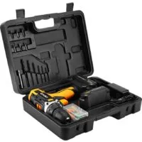 Дрель-шуруповерт Deko Banger 16V 080-1003 (с 2-мя АКБ, кейс, оснастка)