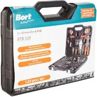Универсальный набор инструментов Bort BTK-123 (123 предмета)