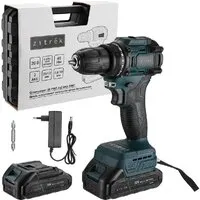 Дрель-шуруповерт Zitrek Greenpower 20 PRO 085-1314 (с 2-мя АКБ, кейс)