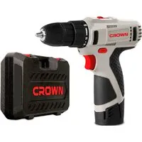 Дрель-шуруповерт Crown CT21053LH-1.5 BMC (с 2-мя АКБ, кейс)