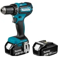 Дрель-шуруповерт Makita DDF485RTJ (с 2-мя АКБ 5.0 Ач, кейс)