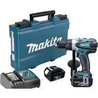 Дрель-шуруповерт Makita DDF458RFE (с 2-мя АКБ, кейс)