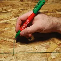Маркер строительный Milwaukee Inkzall 4932492127 (1 шт, зеленый)