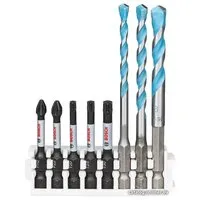 Биты, головки, насадки, держатели Bosch 2608577144 (8 предметов)