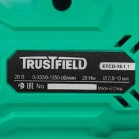 Дрель-шуруповерт Trustfield ETCD-18.2.1 (с 2-мя АКБ, кейс)