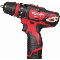 Дрель-шуруповерт Milwaukee M12 BDDXKIT-202C 4933447836 (с 2-мя АКБ, кейс)