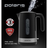 Электрический чайник Polaris PWK 1803C Water Way Pro (черный)