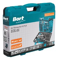 Универсальный набор инструментов Bort BTK-86 (86 предметов)