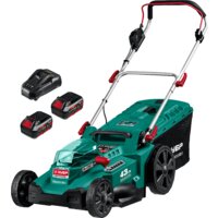 Газонокосилка Зубр Мастер ГКЛ-4336-42 (с 2-мя АКБ)