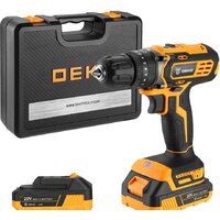 Ударная дрель-шуруповерт Deko DKCD20 Impact Set 063-4415 (с 2-мя АКБ 2 Ач, кейс)